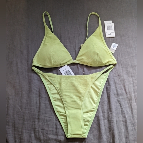 L*Space Millie Jay Bikini Set Mojito Green - Picture 1 of 6